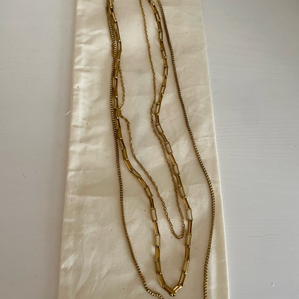 Victoria Emerson triple strand necklace